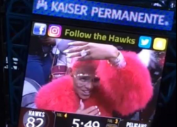 Gucci Mane proposes at Atlanta Hawks game 